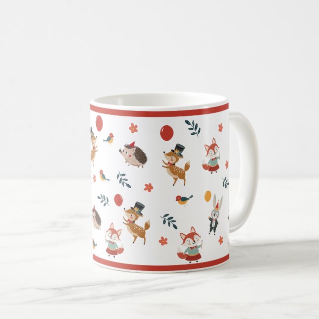 Festiva djur  kaffemugg (Framsida höger)