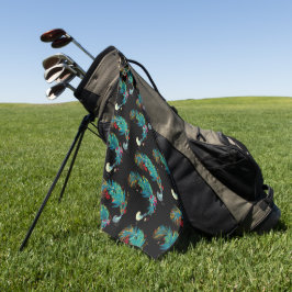 Festiva fåglar golfhandduk