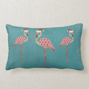Festiva flamingos ländryggskudde lumbarkudde