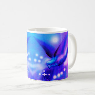 Festiva flygande änglar kaffemugg