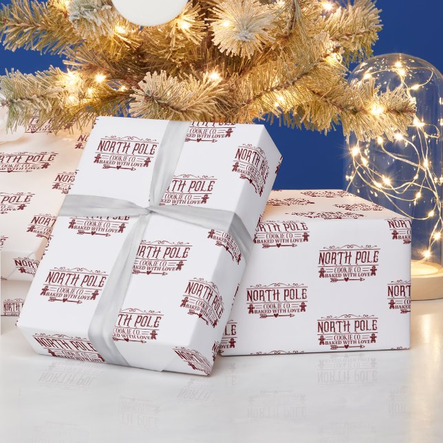 Festiva North Pole kakbolaget jul Presentpapper (Helgdagar)