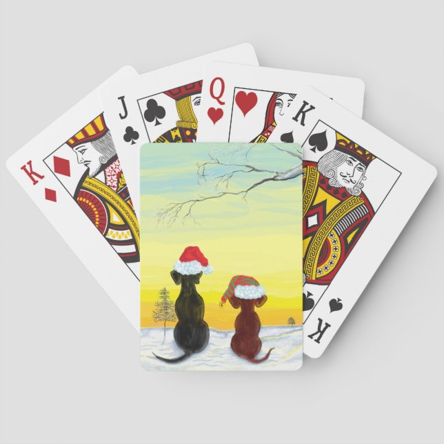 festiva vårhundar casinokort (Baksidan)