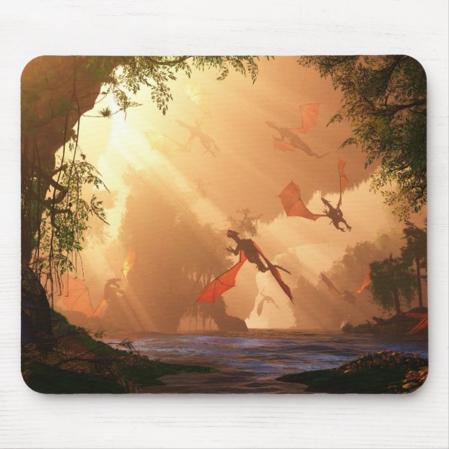 Festival av drakar Mousepad Musmatta (Framsidan)