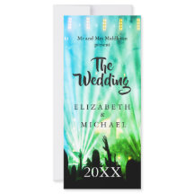 Festival Bright Ljus Grönt Roligt Bröllop