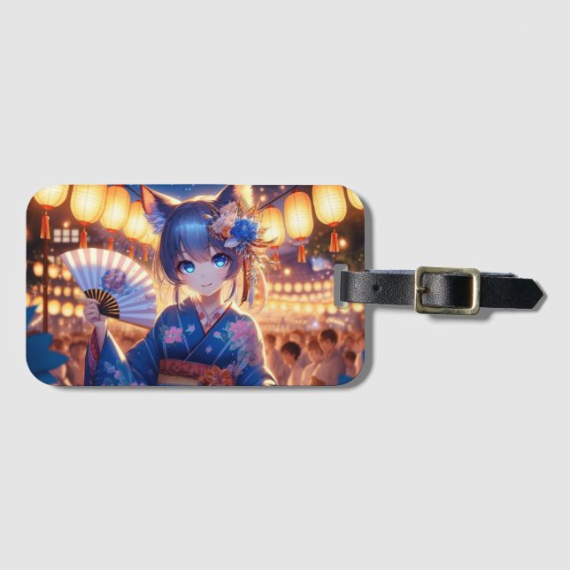 Festival Days med Mystic Catgirl Bagagebricka (Framsida horisontal)