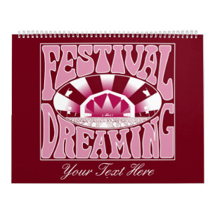 Festival Dreaming Retro White-Rosa-Cranberry Kalender