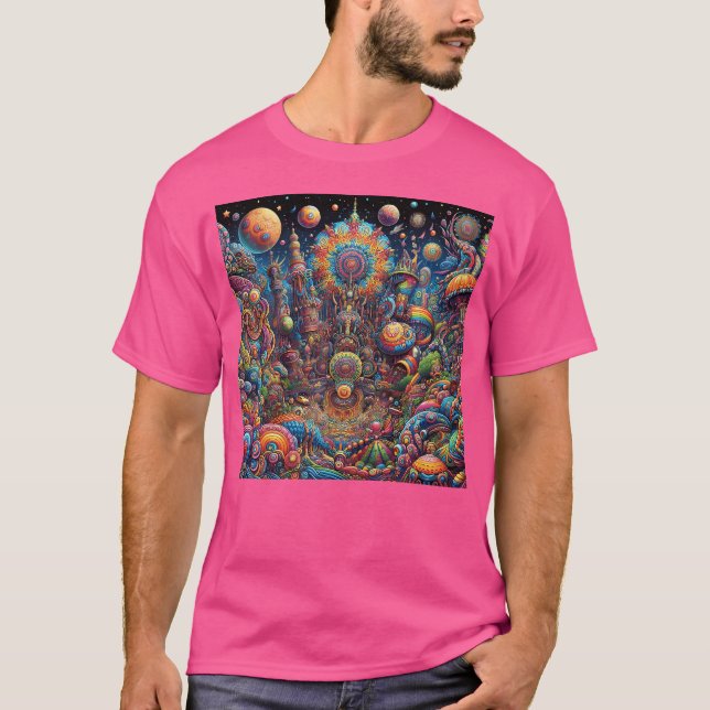 Festival Edm Psyche T Shirt (Framsida)