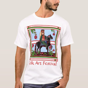 Festival för Folk konst - färgrik leksaksoldat på Tee