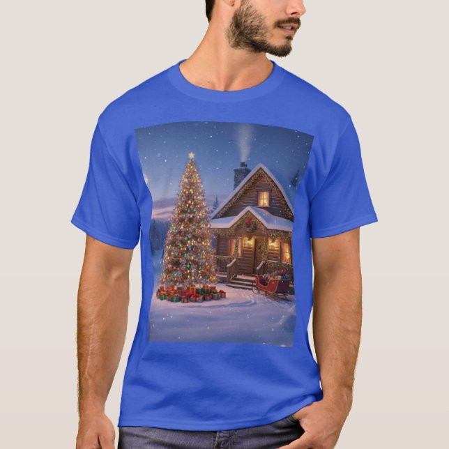 Festival Glow in Snowfall T Shirt (Framsida)