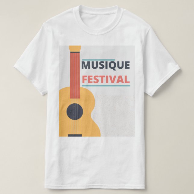 Festival musik t-shirt  (Design framsida)
