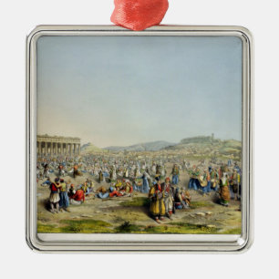 Festival på Athens, pub. vid J. Rodwell, 1830 Julgransprydnad Metall