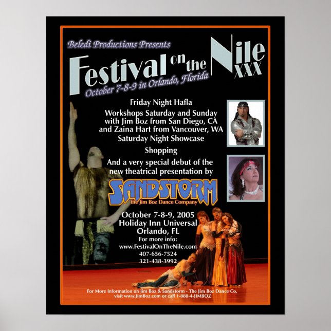 festival på Nilen XXX-Poster Poster (Framsidan)
