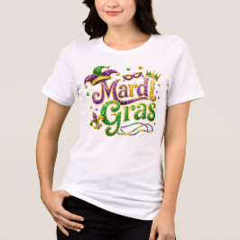 Festival T-Shirt för Mardi Gras – Glitterkarnevals