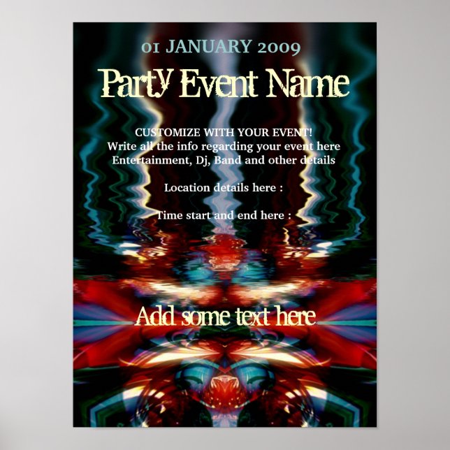 Festivalplakat #008 Plakat Poster (Framsidan)