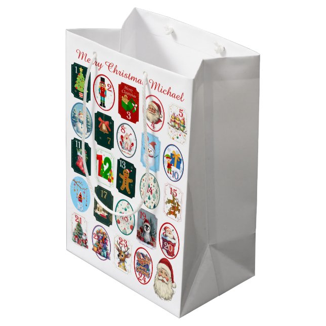 Festive Advent Calendar White (Baksidan Vinklad)