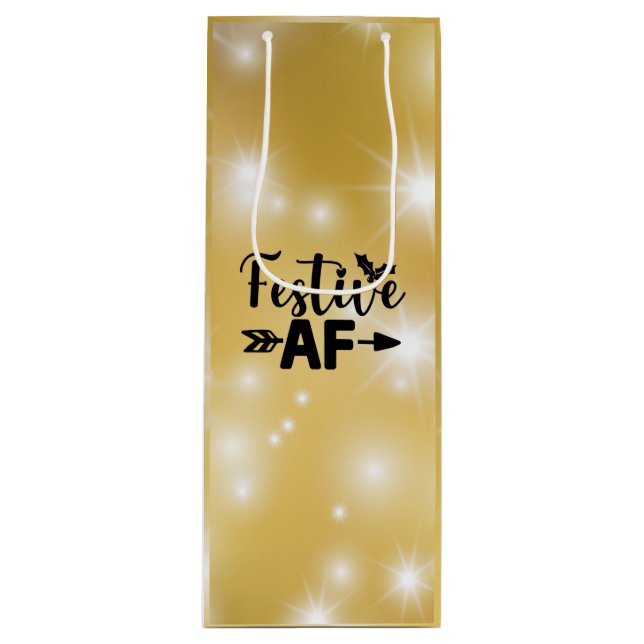 Festive AF Vin Gift Bag (Framsidan)