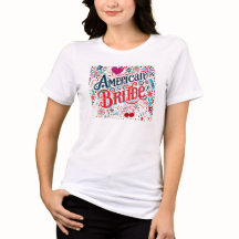 Festive "American Bride" Design - Patriotic Weddin