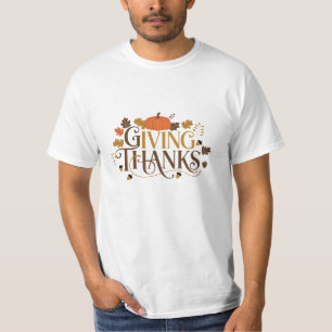 Festive and Funny Thanksgiving Graphics T Shirt