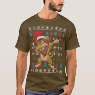 Festive Animal Jultomten Lejon Ugly jul T Shirt