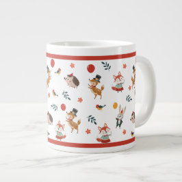 Festive animals jumbo mugg