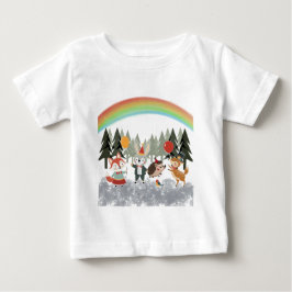 Festive animals t shirt