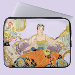 Festive Art Deco Dam Laptop Fodral<br><div class="desc">Festive Art deco dam</div>