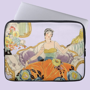 Festive Art Deco Dam Laptop Fodral