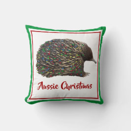 Festive Australia Echidna bar Ljus jul Kudde