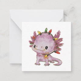 Festive Axolotl Anteckningskort