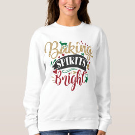Festive bakande sprit smart ord art t shirt