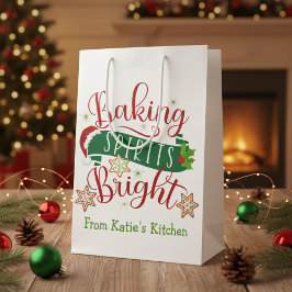 Festive Baking Spirits Bright Anpassningsbar Jul