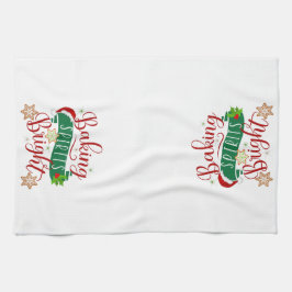 Festive Baking Spirits Bright jul Kökshandduk