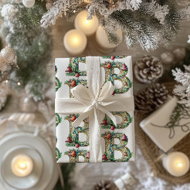 Festive Bauble Brev B jul Presentpapper