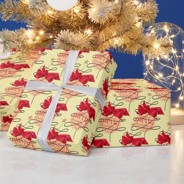 Festive Bauble på Cream-julen Presentpapper (Helgdagar)