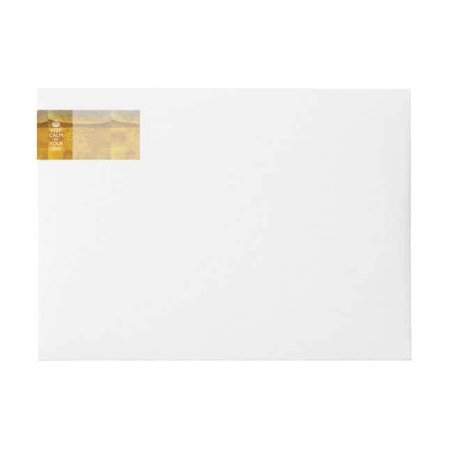 Festive Beer BEHÅLLA LUGN AND Your Kreativ Text Etikettband (Framsidan)