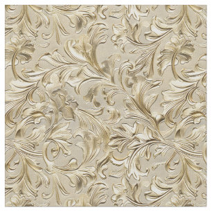 Festive beige guld, verktygsläder tyg