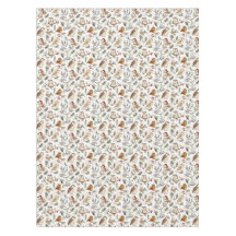 Festive Bird and Twig Woodland Mönster