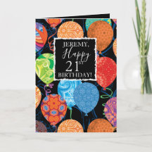 Festive Birthday-ballonger för honom