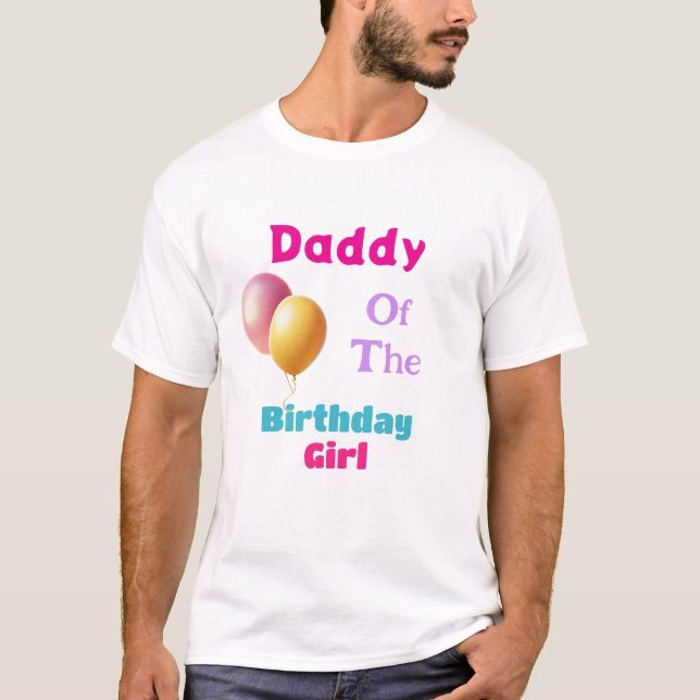 Festive Birthday Dad T-Shirt, T Shirt (Framsida)