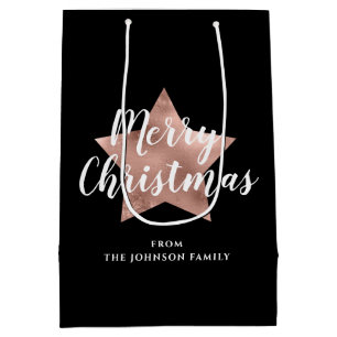 Festive Black Ro Guld Star God jul