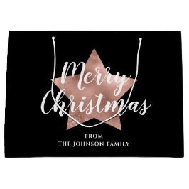 Festive Black Ro Guld Star God jul