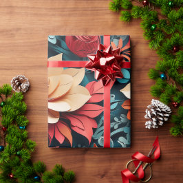 Festive Blommigt Elegance Presentpapper