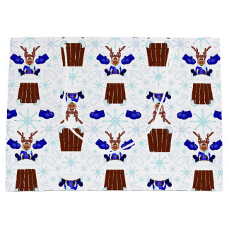 Festive Blue Kasky-julrenar