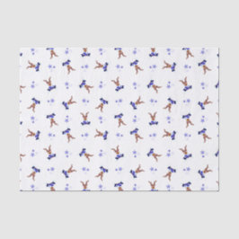 Festive Blue Kasky-julrenar