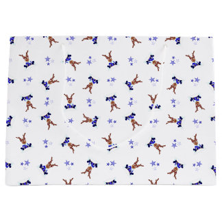 Festive Blue Kasky-julrenar