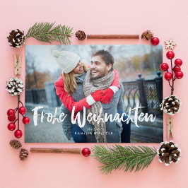 Festive Bows Frohe Weihnachten Julkort