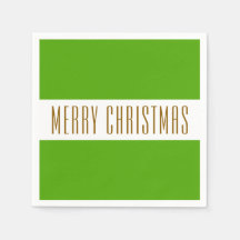 Festive Bright Grönt White GOD JUL Rand