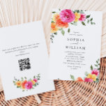 Festive Bright Rosa Orange Flowers Bröllop Inbjudningar<br><div class="desc">Om du vill göra ytterligare anpassningar klickar du på "Anpassa den här mallen" och sedan på "Redigera med Design Verktyg". Snyggten kan redigeras enkelt för att använda bröllop-mallar,  fler objekt finns i butiken (inbjudningar,  osa,  tackkort,  papper och dekoration). Kontakta mig om du behöver hjälp eller matchande artiklar.</div>