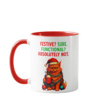 Festive but Over It Mug