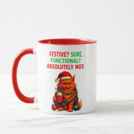 Festive but Over It Mug Mugg